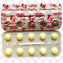 合成类固醇三碘甲状腺原氨酸片
