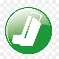 绿色标志字体-文件服务