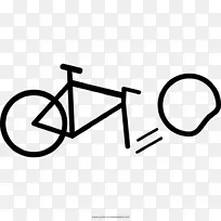 自行车车架自行车车轮画摩托车.自行车