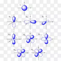 原子轨道分子轨道π键主量子数轨道杂交