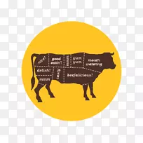 肉牛，小牛，屠夫，动物科学肉