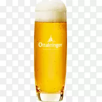 啤酒Ottakringer helles品脱玻璃啤酒