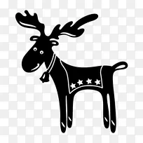 驯鹿驼鹿圣诞节-永远吻我晚安