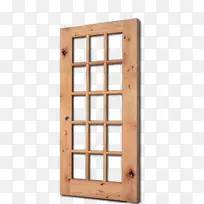 硬木房屋木料染色角架实木门窗