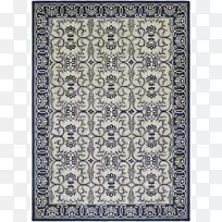 地毯簇绒矩形区蓝地毯