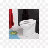 卫生间和浴盆座陶瓷双冲马桶卫生间-厕所