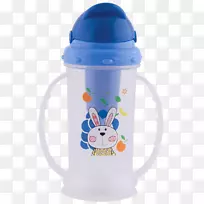 水瓶，塑料瓶，婴儿瓶，盖子，蓝瓶