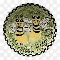 蜜蜂足迹陶器-蜜蜂
