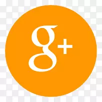 谷歌+电脑图标手机谷歌分析-橙色下降
