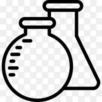 试管实验室瓶科学化学.科学和技术六角形底图