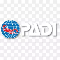 潜水指导员专业协会开放式潜水员认证-PADI标志
