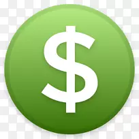 美元符号美元计算机图标货币符号美元