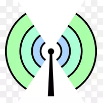 发送器因特网电台剪辑艺术.收音机