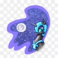 露娜公主月紫绿松石艺术-月亮