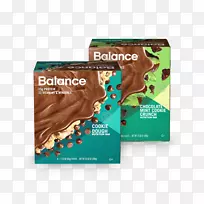 平衡棒公司曲奇面团营养事实标签巧克力饼干-谢谢签名