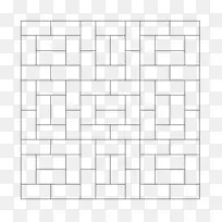 方形角字型人字形砖