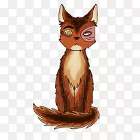 胡须猫头鹰红狐狸喙猫