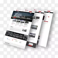 响应式网页设计图形设计.网站设计模型