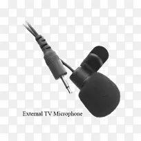 麦克风电话连接器耳机扩音器电缆电视麦克风