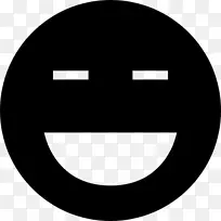 微笑表情面带着喜悦的泪水表情符号电脑图标笑-笑脸
