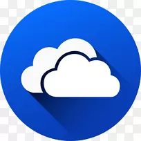 One Drive计算机图标Microsoft-Facebook共享按钮