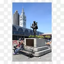 莫汉达斯k。甘地圣雄甘地雕像圣雄甘地广场旧金山渡船楼甘地雕像圣雄甘地