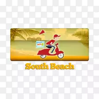 餐厅送货标志桌面壁纸海滩-迈阿密海滩