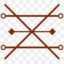 炼金术符号炼金术地球神圣几何学符号