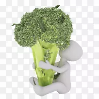 西兰花食品膳食纤维植物维生素花椰菜