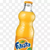 橙汁饮料橙汁软饮料玻璃瓶可乐芬达