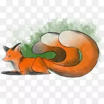 胡须红狐猫尾猫