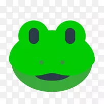 青蛙两栖动物符号-表情符号