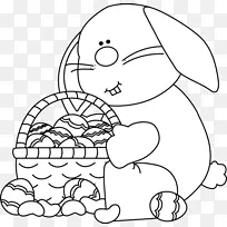 复活节兔子彩绘书复活节彩蛋儿童-复活节