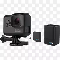 GoPro英雄5黑色行动相机4k分辨率GoPro英雄6黑色-GoPro