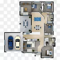 平面图房屋预制件房屋及地段