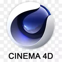 影院4d三维计算机图形绘制运动图形计算机软件.影院4d标志