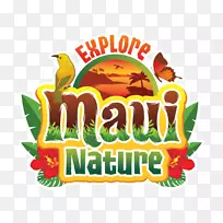 探索毛伊岛自然法国的Facebook标志-自然探险家