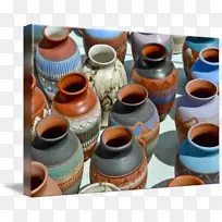 咖啡杯陶瓷画廊包装意象-吉姆·苏达尔陶瓷设计