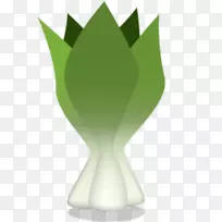 大白菜电脑图标巧和菜剪贴画-bok表情符号