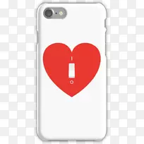 电话呼叫iphone 7手机配件桌面壁纸-心脏iphone