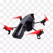 鹦鹉AR.Drone鹦鹉bebop 2鹦鹉bebop无人机无人驾驶飞行器四翼直升机-鹦鹉