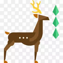 驯鹿电脑图标剪辑艺术驯鹿