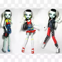 弗兰基·斯坦因娃娃怪物高级时尚玩具-高级时尚