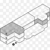 建筑立面绘制屋面技术