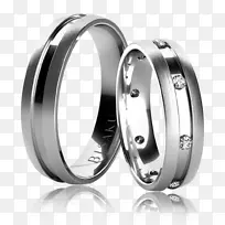 结婚戒指订婚金结婚戒指