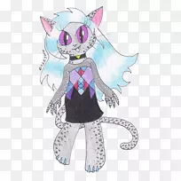 猫怪高娃娃画-猫