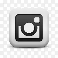 社交媒体Instagram电脑图标像按钮一样的博客-社交媒体