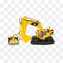 卡特彼勒公司挖掘机玩具反铲建筑工程.挖掘机
