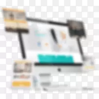 网上购物数字营销谷歌购物电子配件网页-展位模型设计