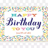 纸制生日蛋糕祝生日快乐-纸生日